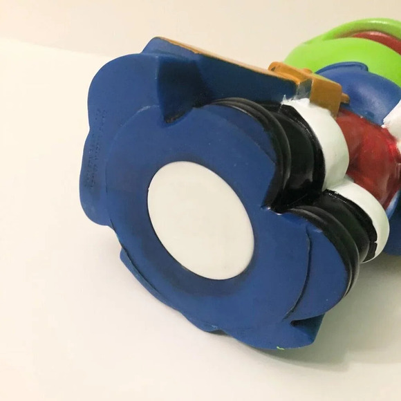 Vintage  Baby Kermit Coin Bank Muppet Babies Pirate Illco 9.5 Inch Tall - Picture 10 of 15